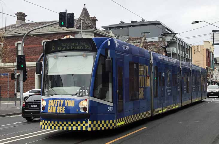 Yarra Trams Combino PTV Safety 5001